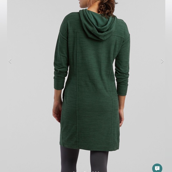 TITLE NINE by Toad & Co Intermosso Hoodie Dress Long Sleeve Gorpcore Travel L - Picture 10 of 13